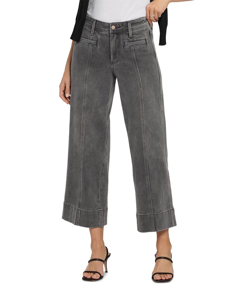 エヌワイディージェイ レディース ボトムス ジーンズズボン下 ワイドレッグ アンクル デニム NYDJ Teresa Front Seam High Rise Wide Leg Ankle Jeans インチ Dusty Ash Dusty Ash 木灰
