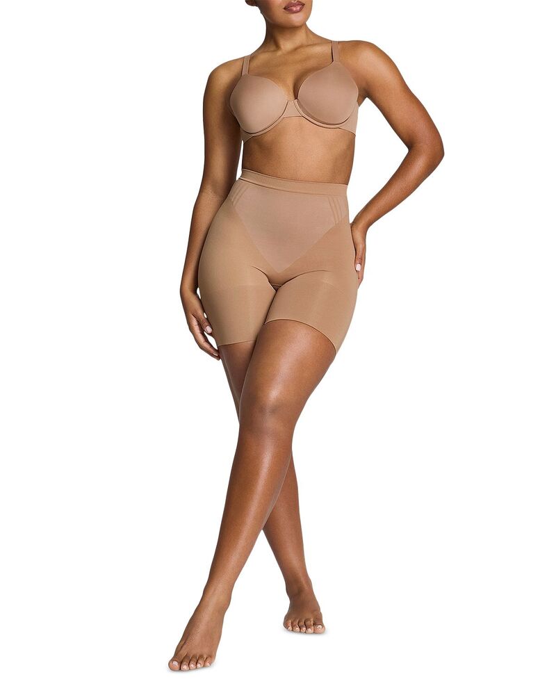 スパンク レディース ボトムス ハーフパンツ・ショーツ ショートパンツ SPANXsculpt Go Figure Mid Thigh Shorts Cinnamon|ReVida 店