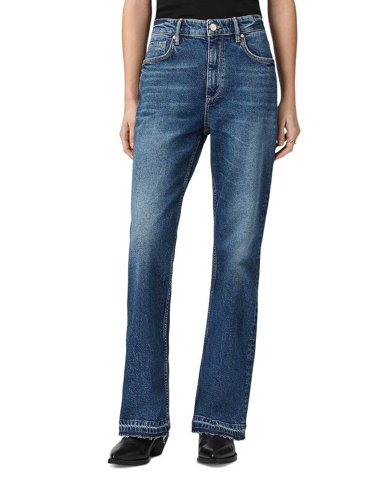 オールセインツ レディース ボトムス デニムパンツ ブーツカット ブーツ ジーンズ ALLSAINTS Fable High Rise Bootcut Jeans in Mid Indigo Mid Indigo インディゴ