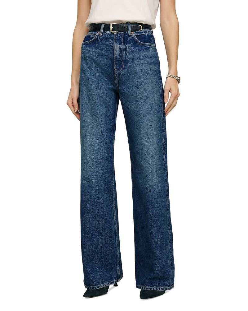 リフォーメーション レディース ボトムス ジーンズズボン下 ワイドレッグ デニム Reformation Cary High Rise Slouchy Wide Leg Jeans インチ Lanier