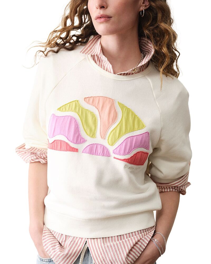 マリーン レイヤー レディース アウター パーカー・スウェット パイル シャツ Marine Layer Cloud 9 Terry Sweatshirt Antique White ホワイト｜ReVida 店 19,110円