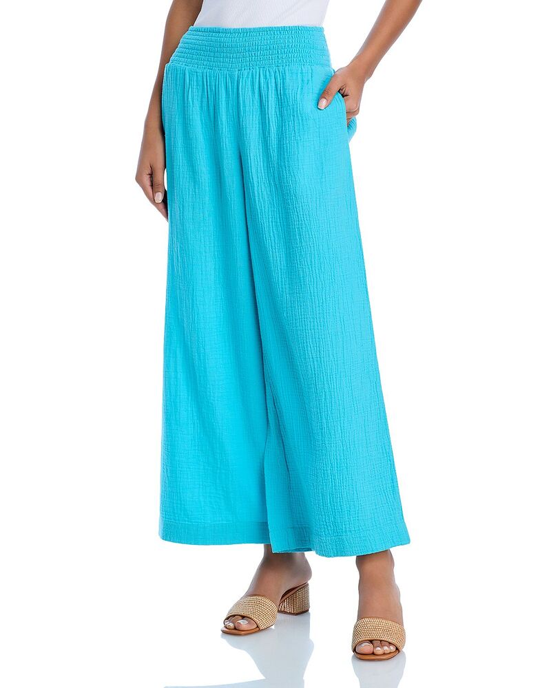 エコー レディース ボトムス カジュアルパンツ ワイドレッグ Echo Wide Leg Pants Aqua アクア|ReVida 店