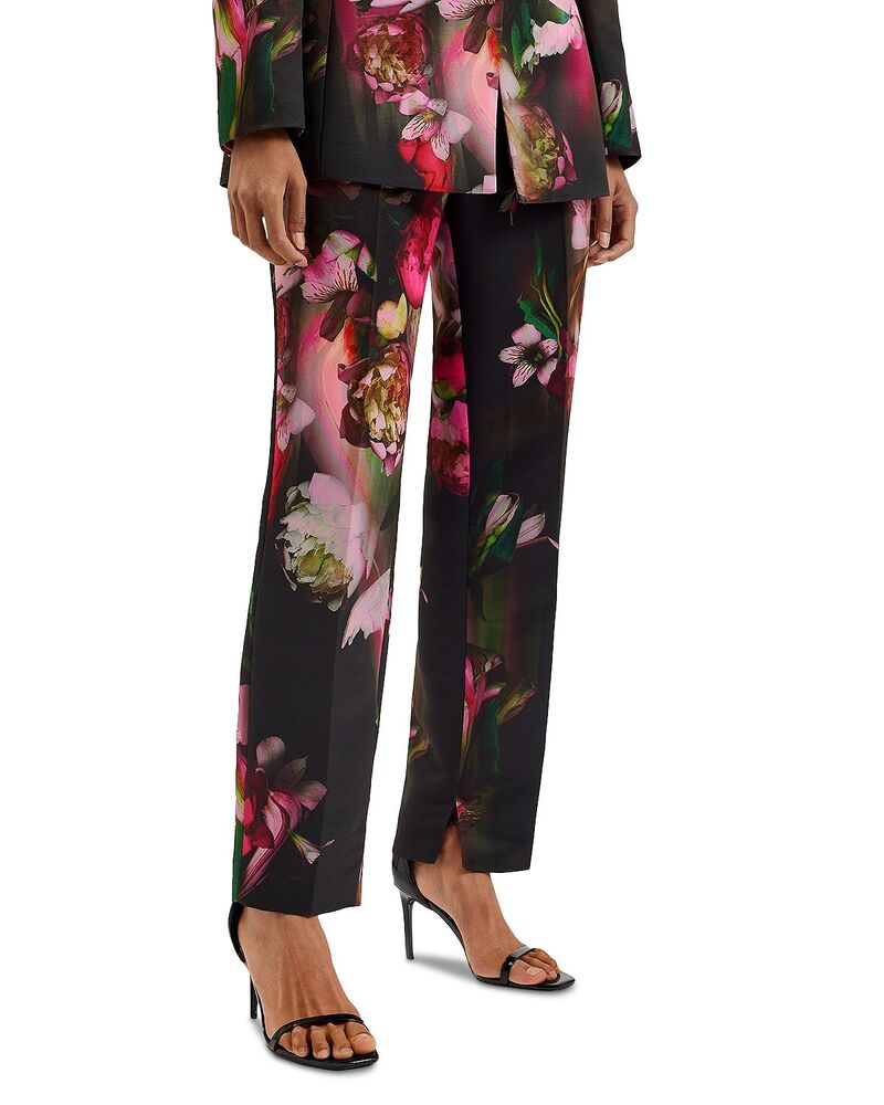 テッドベーカー レディース ボトムス 心地好いズボン下 Ted Baker Okunit Slim Leg Pants Black 黒いこと