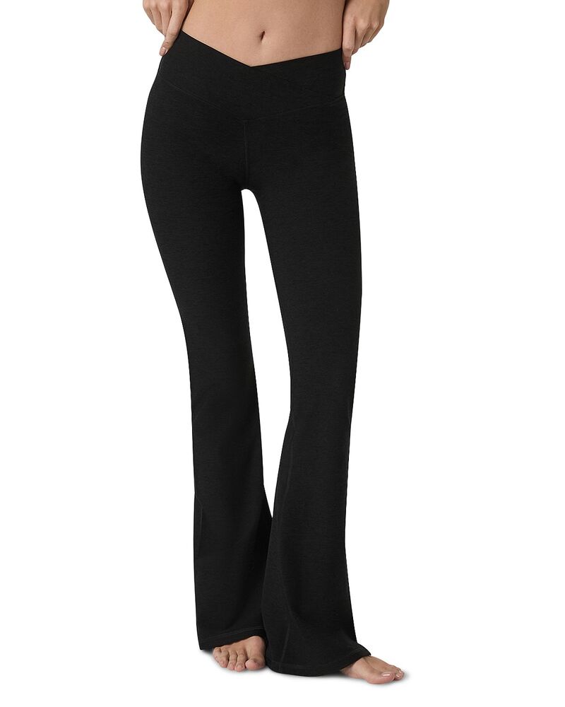 ビュオーリ レディース ボトムス レギンス Vuori Elevation Rhythm Flare Leggings BLACK HEATHER 黒いこと