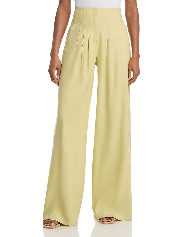 ヴェロニカ ベアード レディース ボトムス カジュアルパンツ ワイドレッグ Veronica Beard Hoyt Wide Leg Pants Pistachio