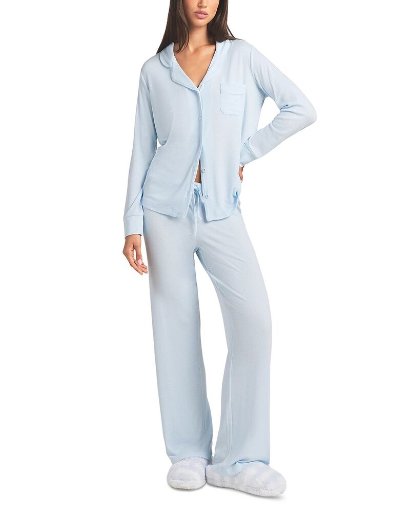 スキムズ レディース アウター パーカー・スウェット SKIMSoft Lounge Pajama Set Baby Blue ブルー