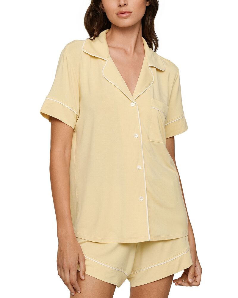 エバージェイ レディース ボトムス ハーフパンツ・ショーツ ショートパンツ Eberjey Gisele Relaxed Short Sleeve Top & Shortsunrise/Ivory アイボリー