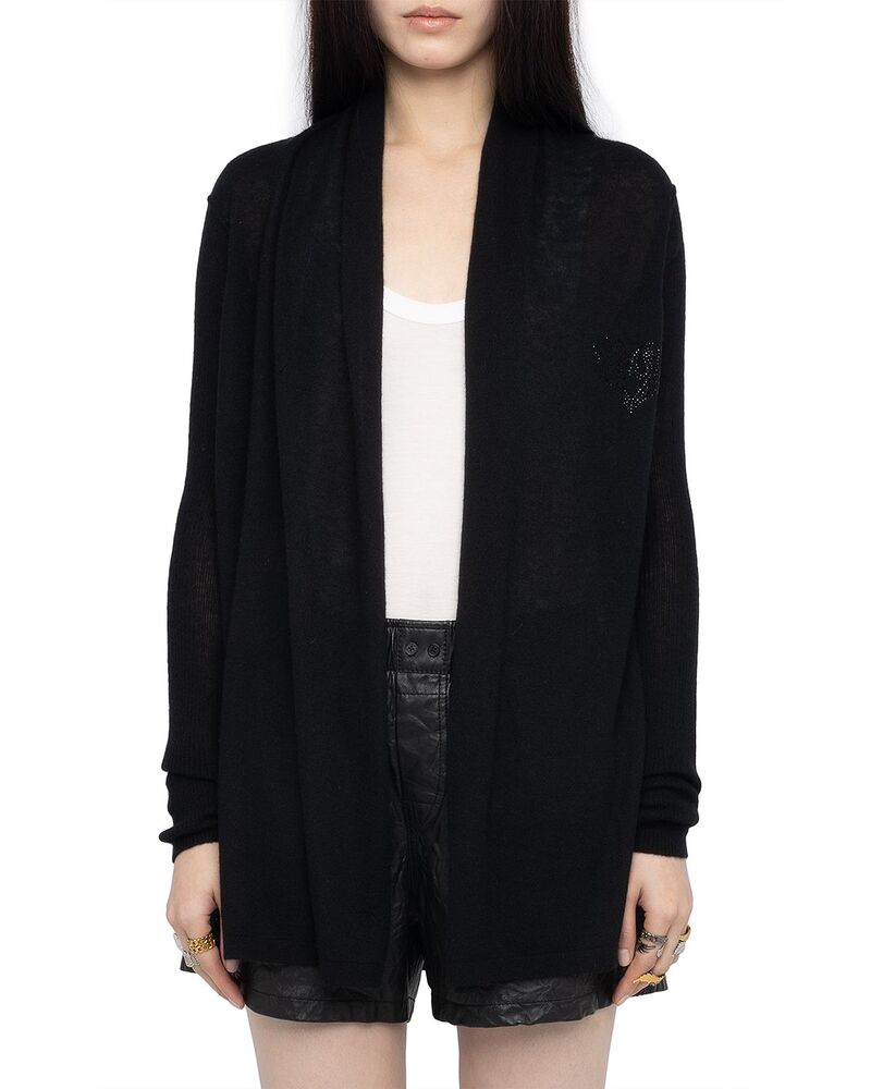 ザディグ エ ヴォルテール レディース アウター カーディガン Zadig & Voltaire Robyn Cashmere Cardigan Black ブラック 80,190円