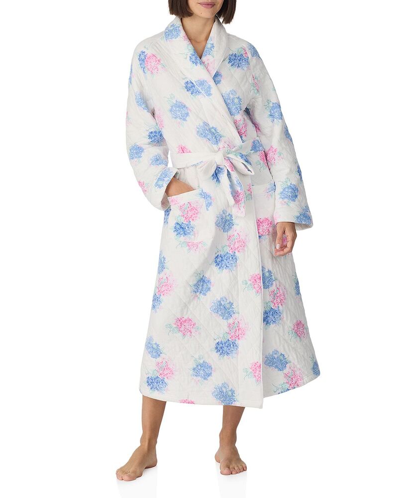 エイレーンウェスト レディース アンダーお召しもの ナイト爵お召しもの Eileen West Ballet Wrap Robe White/Floral 白いこと