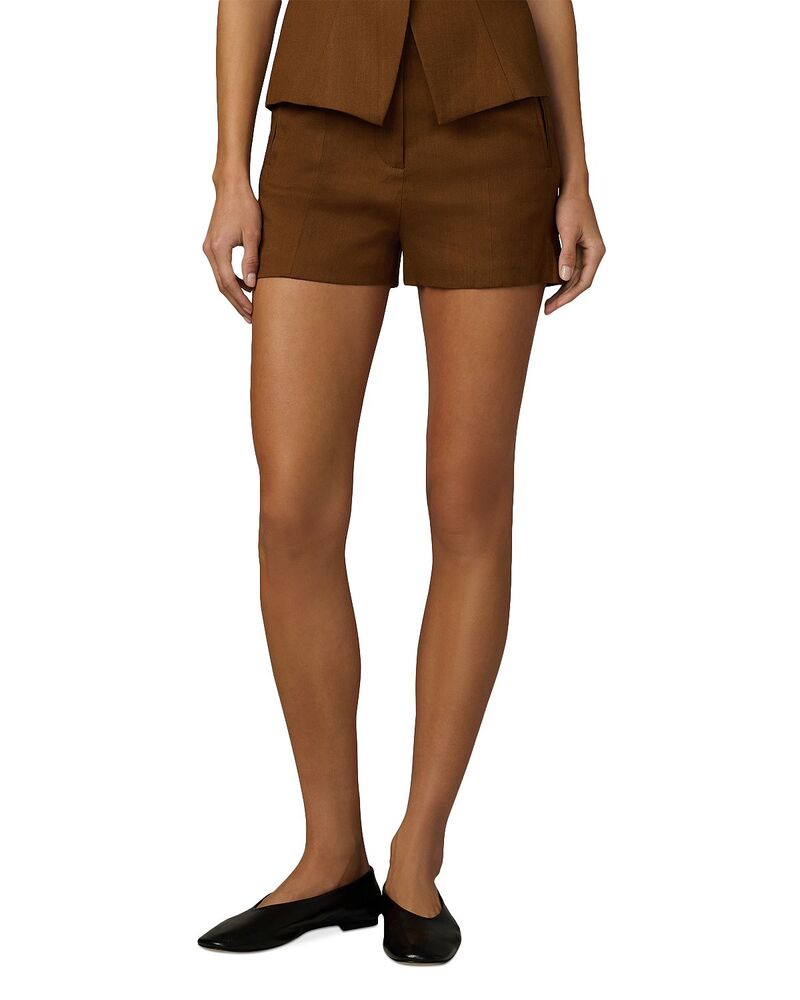 ジョーズジーンズ レディース ボトムス 二分の一ズボン下・さる股引き 遊撃手ズボン下 Joe\u0027s Jeans The Frankie Tailored Shorts Chocolate 黒茶
