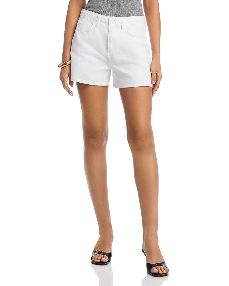 ラジャンス レディース ボトムス ハーフパンツ・ショーツ ショートパンツ L'AGENCE Lissania Ultra High Rise Jean Shorts Blanc