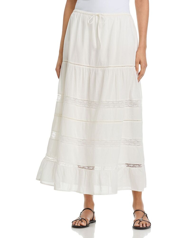 レイルズ レディース ボトムスカート マキシ Rails Hettie Maxi Skirt White ホワイト