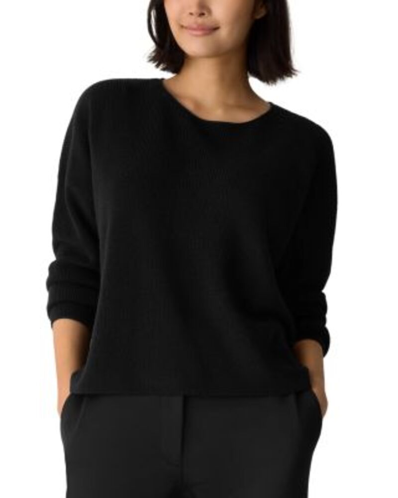 エイリーンフィッシャー レディース アウター ニット・セーター クルーネック ウール Eileen Fisher Crewneck Wool Sweater One-Size