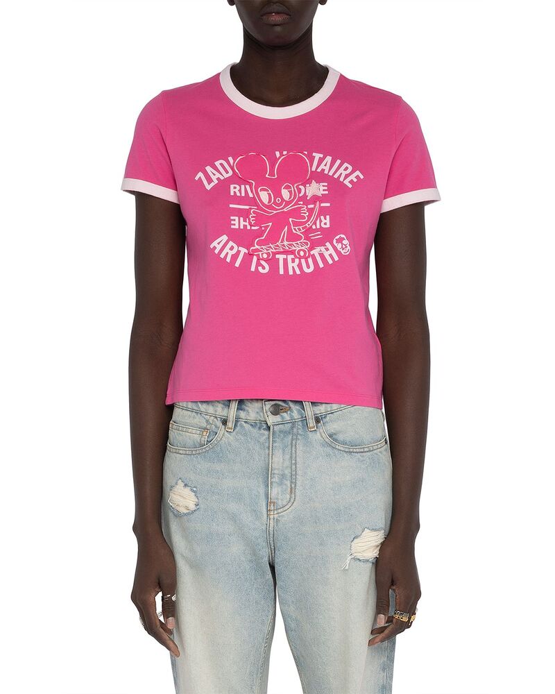 ザディグ エ ヴォルテール レディース トップス Tシャツ Zadig & Voltaire Woos Tee Lady｜ReVida 店 15,315円