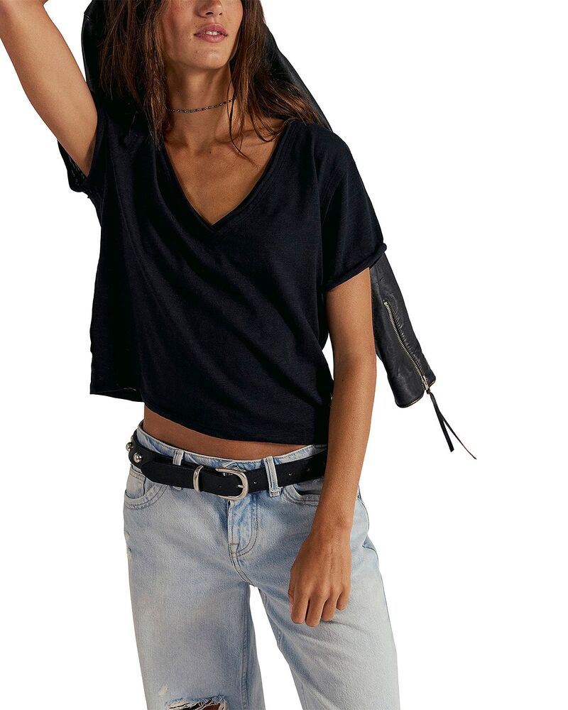 フリーピープル レディース トップス プルオーバー Free People Take 2 Tee Black 黒いこと