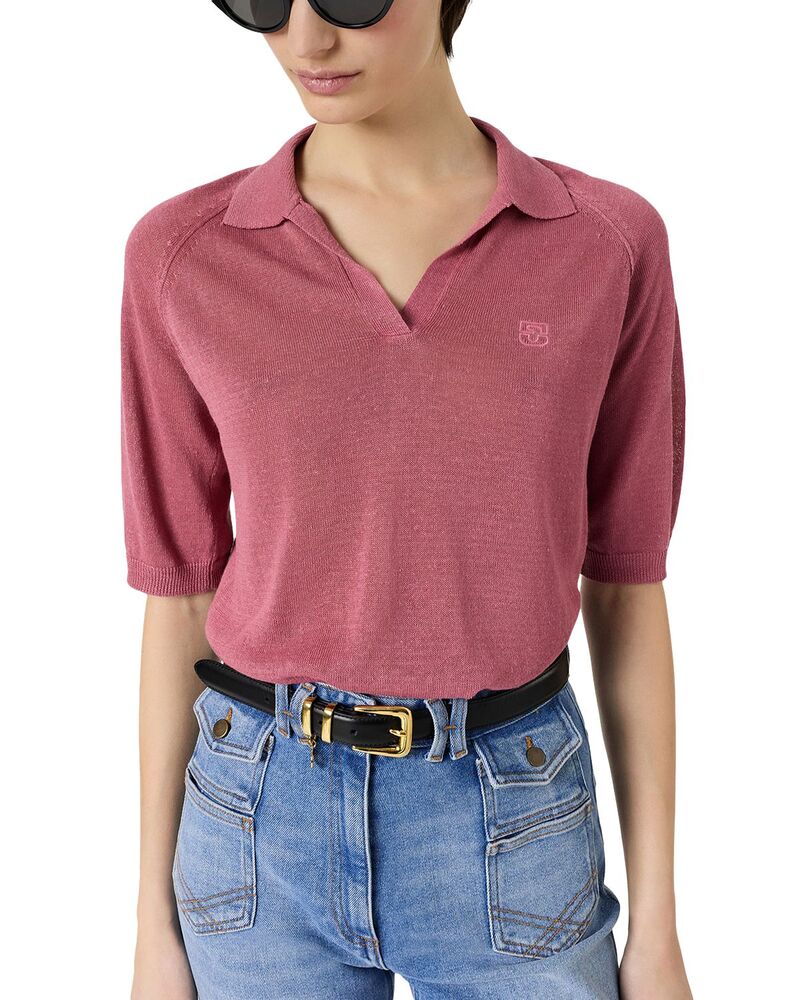 ジェラルド・ダレル レディース アウター ニット・セーター Gerardareloula Johnny Collar Sweaterosewood