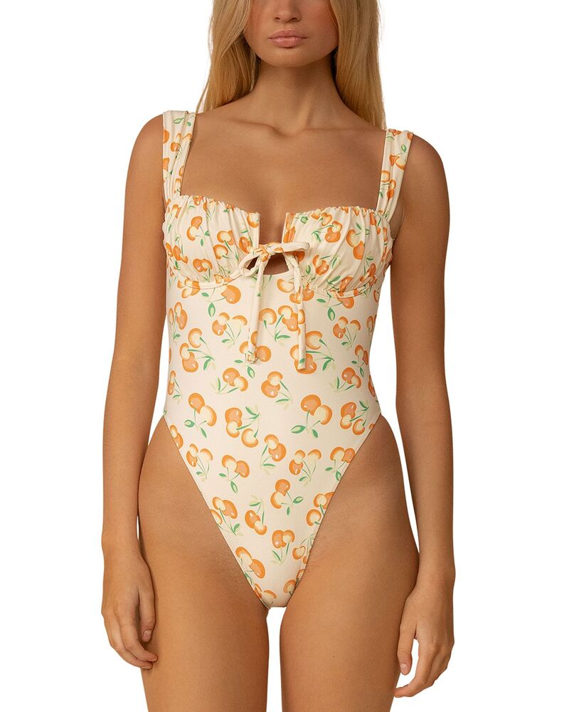 モンシー レディース 水着 上下セット Montce x Elsa Hosk Cherry Sherbet Petal One Piece Swimsuit Chery Sherbet