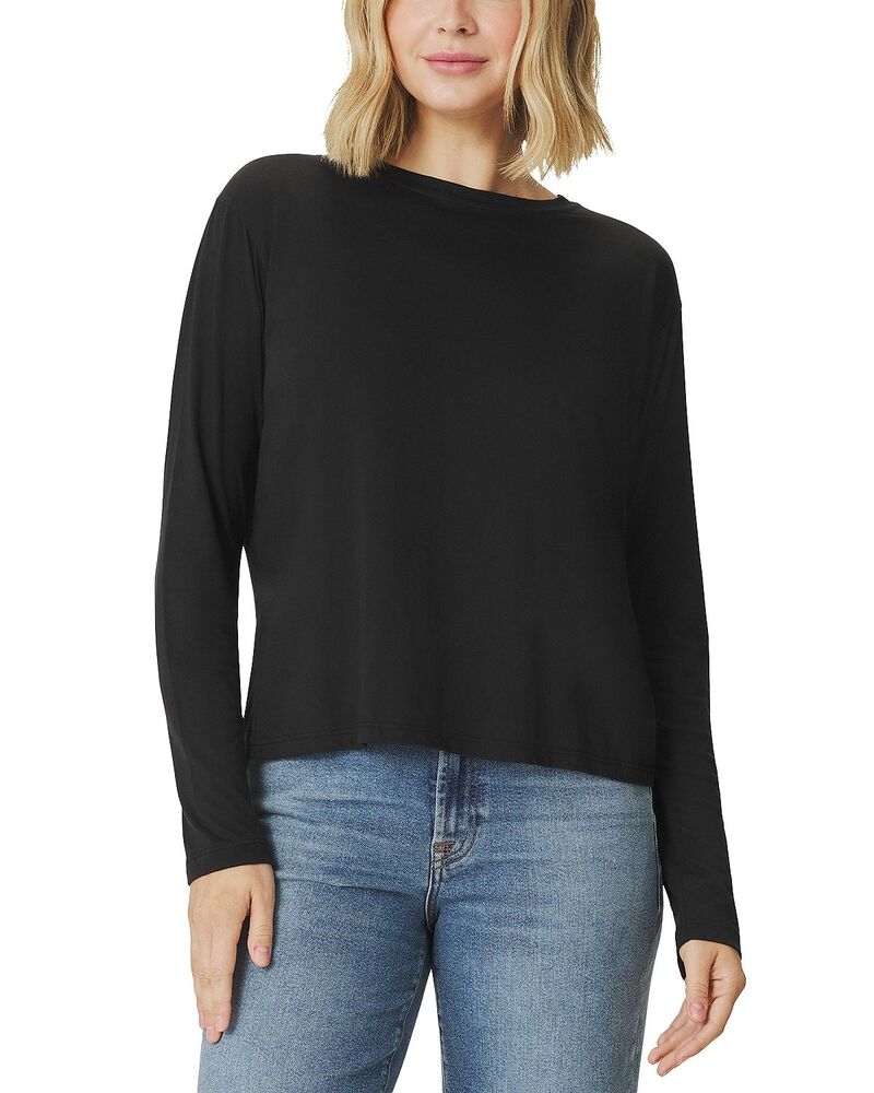スプレンディット レディース トップス Tシャツ クルーネック Splendid Lila Crewneck Tee Black ブラック｜ReVida 店 15,315円