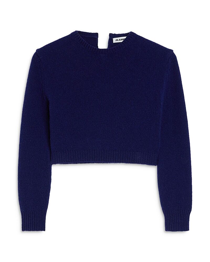 ジル・サンダー レディース アウター 編み物・プルオーバー 労働者の一団のど首 Jil Sander Long Sleeve Crewneck Sweater Ink Blue 青碧