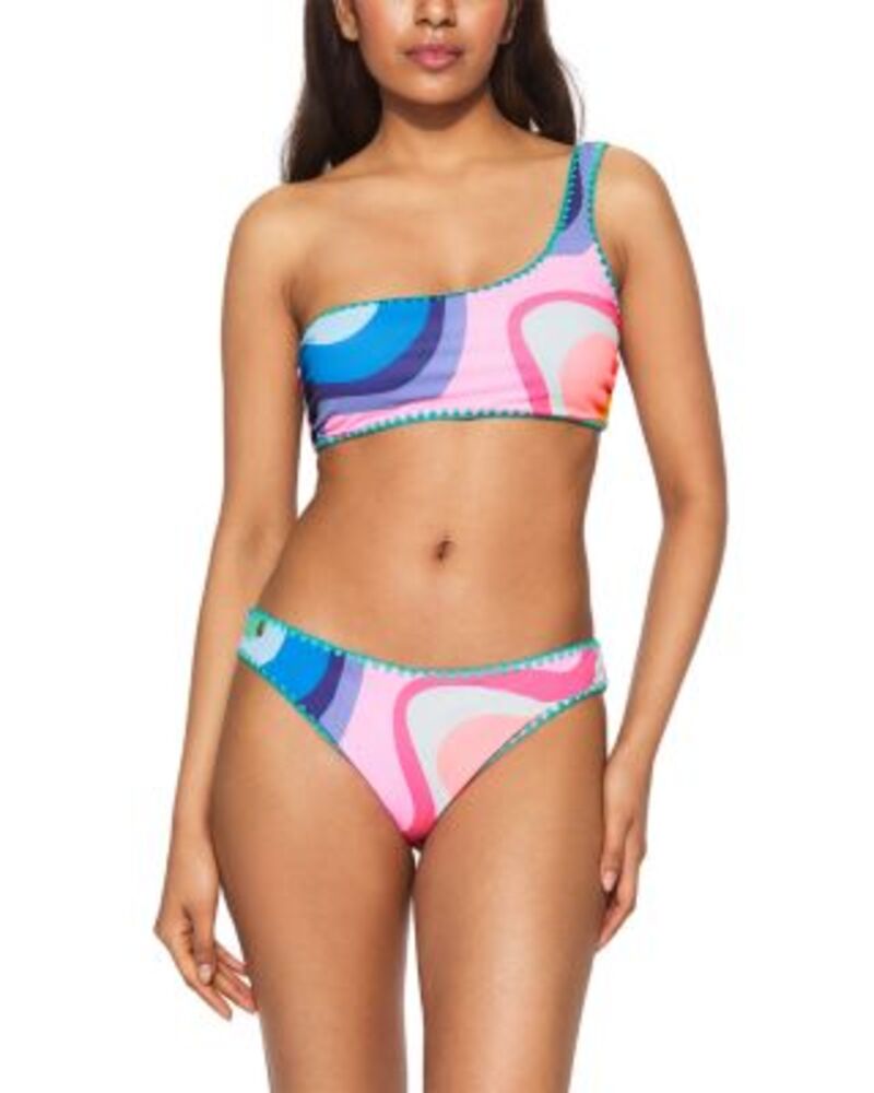 カートジェイガーロンドン レディース 水着 トップのみ アシンメトリー KURT GEIGER LONDON Kensington Asymmetric Bikini Top & Bikini Brief Bottom One-Size