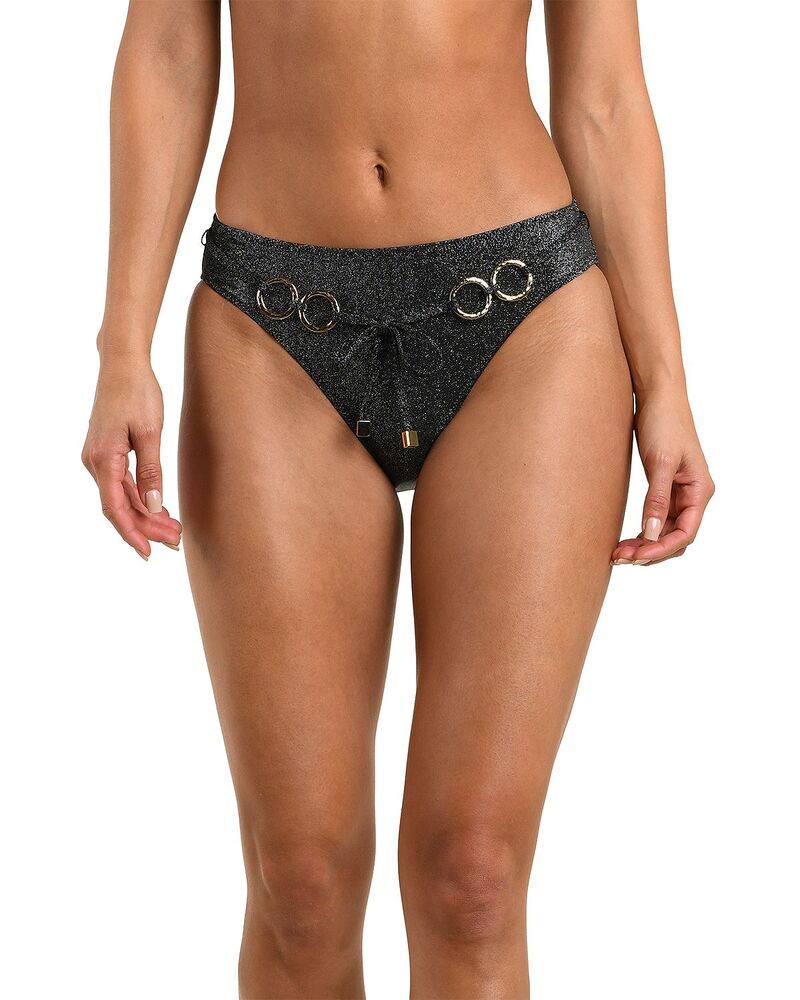 【送料無料】 ラジャンス レディース ボトムスのみ 水着 Nicole Sparkle Classic Bikini Bottom Black 31,070円