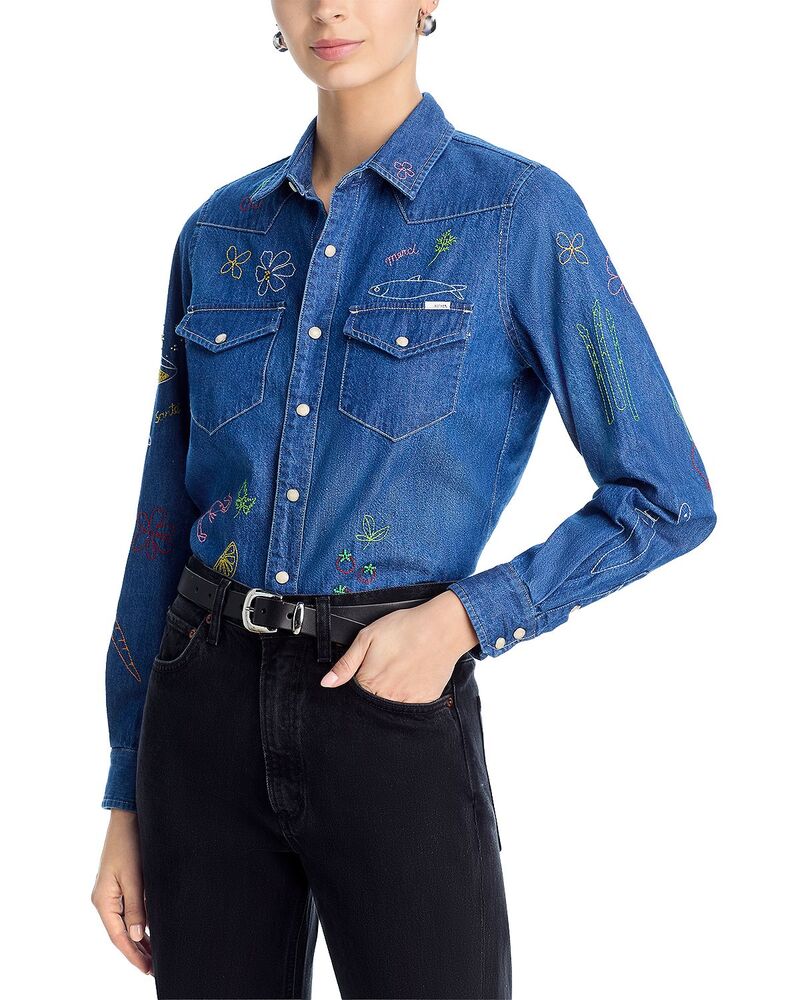 マザー レディース トップス シャツ デニム MOTHER All My Exes Denim Shirt Reservations Required デニム|ReVida 店