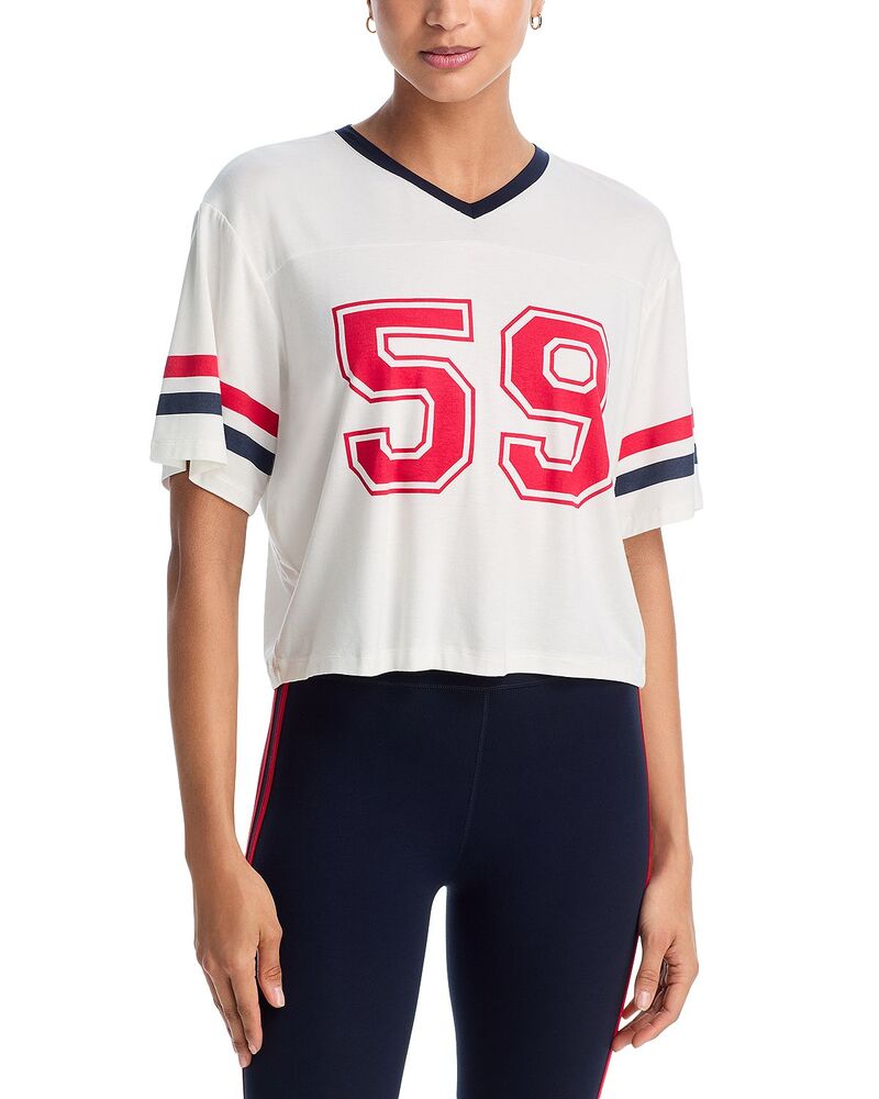 スピリッツフィフティファイブ レディース トップス プルオーバー V素っ首 Splits59 Rex Varsity V Neck Tee White/59 白いこと