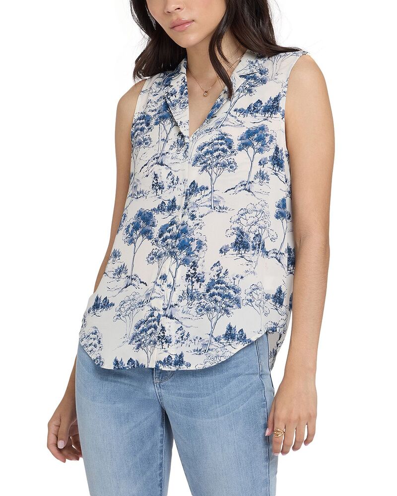 エヌワイディージェイ レディース トップス シャツ ノースリーブラウス NYDJ Gabrielle Sleeveless Blouse Le Parc De Treville｜ReVida 店 21,520円
