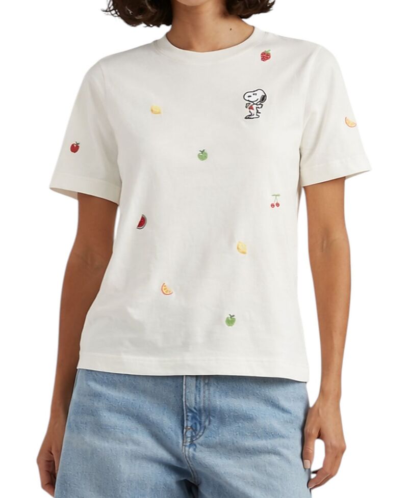チンティアンドパーカー レディース トップス シャツ コットン Chinti & Parker Women's Cotton Snoopy Fruit-Shirt Cream クリーム
