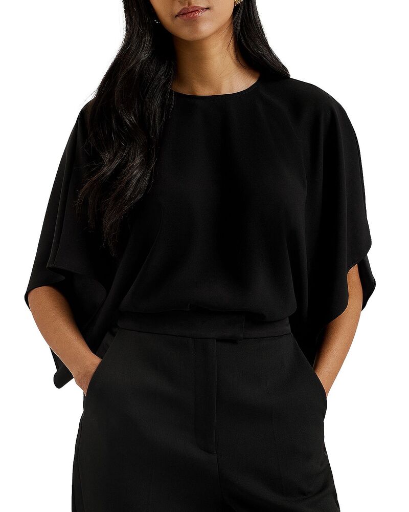 テッドベーカー レディース トップス シャツ Ted Baker Cherika Bat Wing Sleeve Top Black ブラック 8,564円