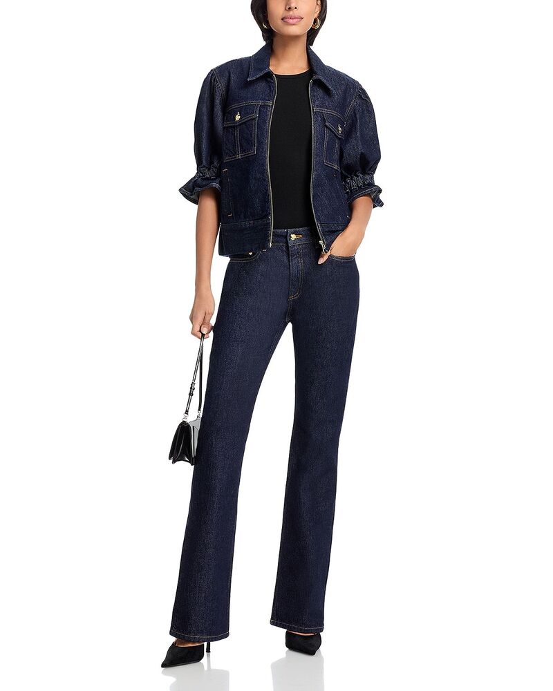 サンク セプト レディース アウター ジャケット・ブルゾン デニム ジーンズ Cinq Sept Holly Denim Jacket & Stevie Straight Jeans indigo Noir Blue Mirage ブルー 47,880円