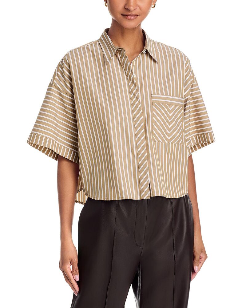 ラグアンドボーン レディース トップス シャツ rag & bone Marin Stripe Shirt Sea Stripe ストライプ|ReVida 店