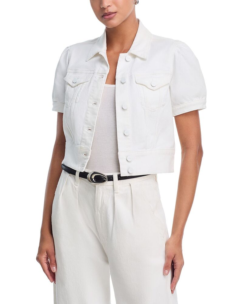 ペイジ レディース アウター ジャケット・ブルゾン クロップド PAIGE Kendra Cropped Jacketonal Ecru エクリュ