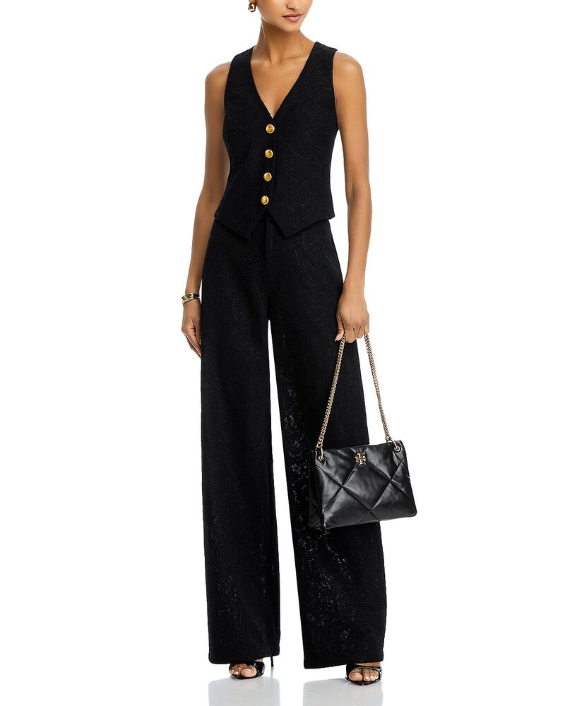 ラジャンス レディース アウター ベスト パンツ L'AGENCE Kino Vest & Livvy Pants Black ブラック