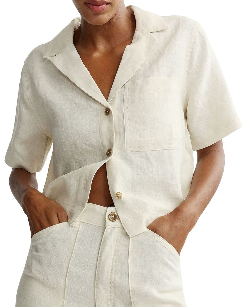 ディーエル 1961 レディース トップス シャツ DL1961 Hampton Shirt Flax Linen