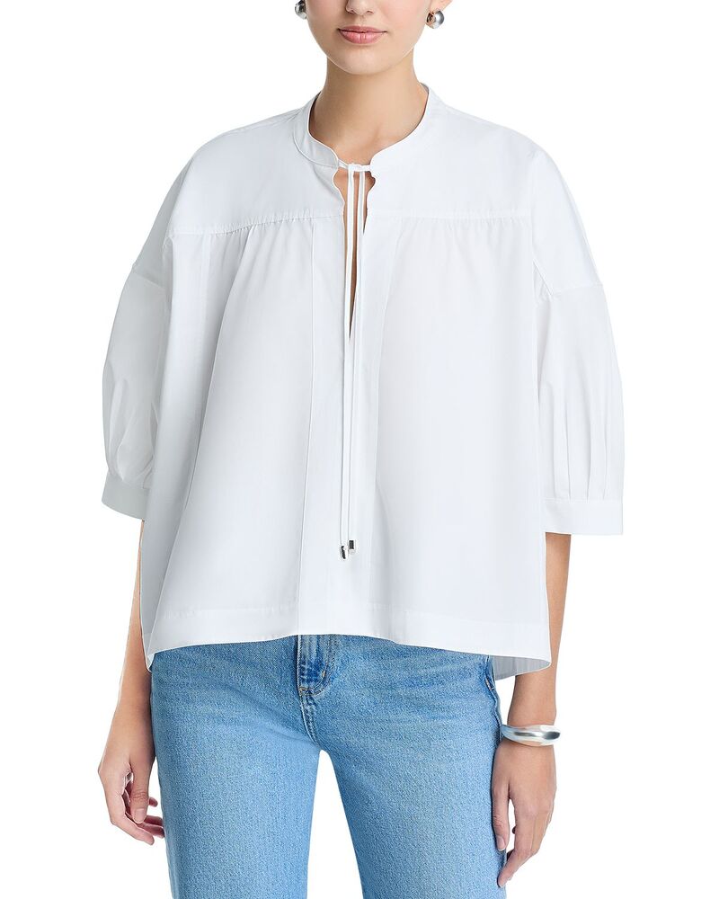ボス レディース トップス シャツ ブラウス BOSS Bollana Blouse Bright White ホワイト