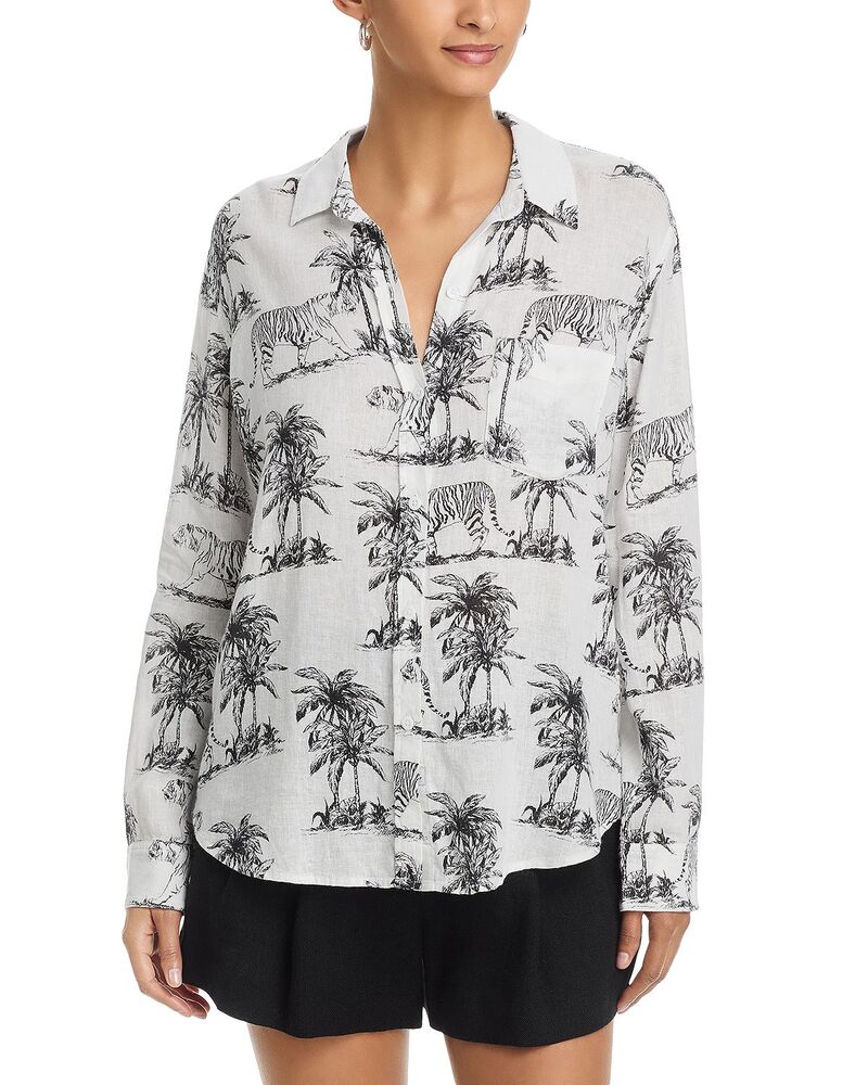 レイルズ レディース トップス シャツ Rails Charli Shirt Ivory Bengal アイボリー