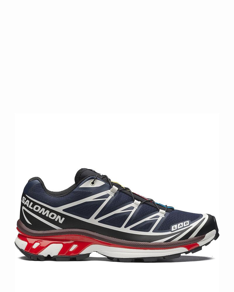 サロモン レディース シューズ スニーカー スポーツスタイル Salomon UnisexT-6 Sportstyle Low Top Sneakers Red/Blue ブルー