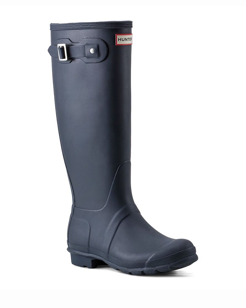 ハンター レディース シューズ ブーツ・レインブーツ トール Hunter Women's Original Tall Rain Boots Navy ネイビー