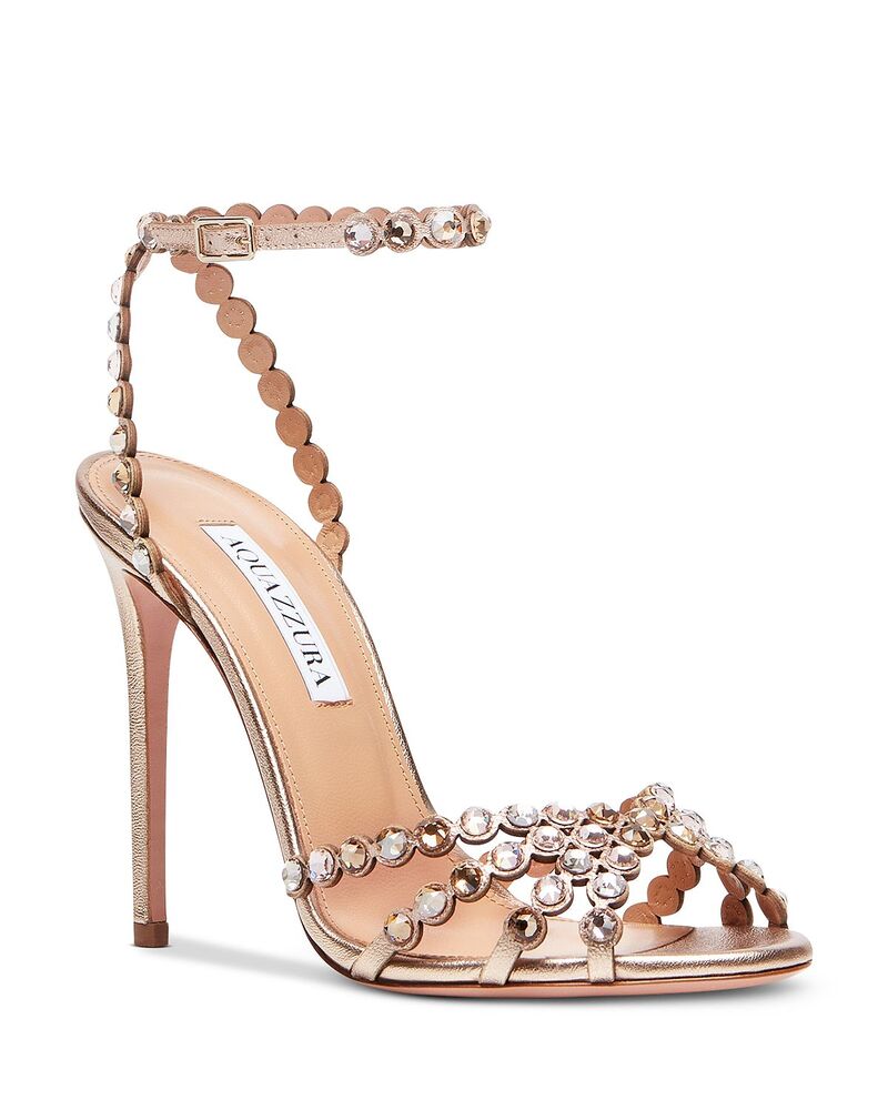 アクアズーラ レディース シューズ サンダル Aquazzura Women's Tequila 105 Sandals Light Copper