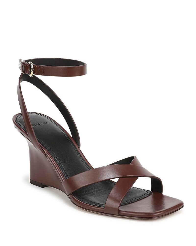 ヴィンス レディース シューズ サンダル Vince Women's Parma Wedge Sandals Molton Brown ブラウン