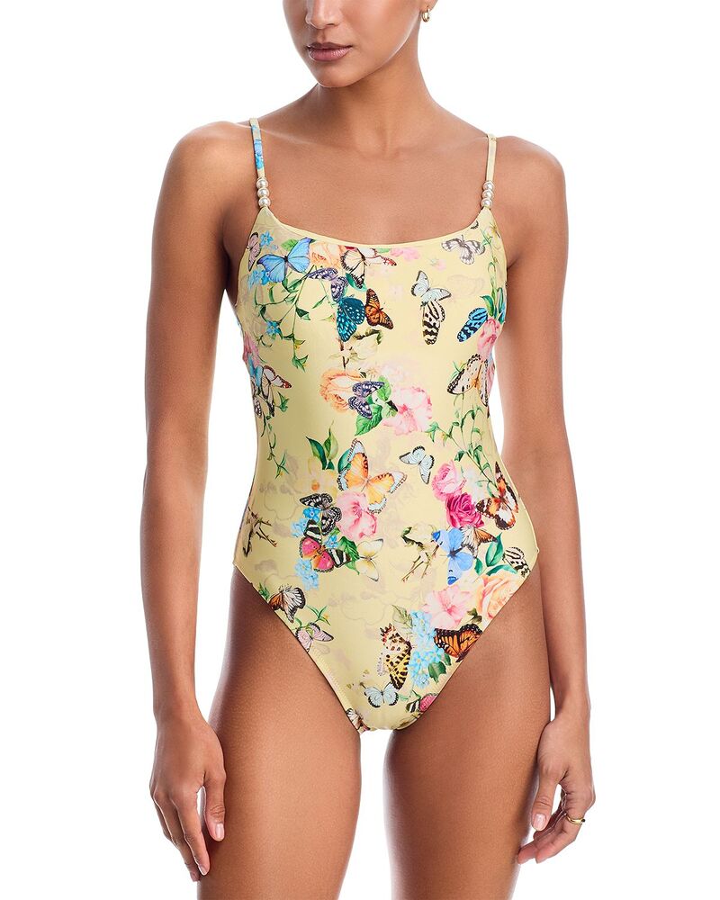 ラジャンス レディース 海水着 上下書き割り L\u0027AGENCE Remi Butterflies One Piece Swimsuit Multi マルチ色つや
