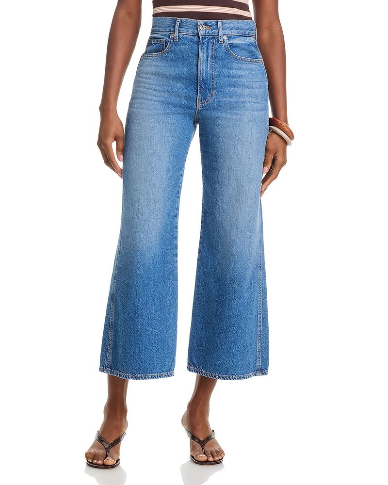 ヴェロニカ ベアード レディース ボトムス デニムパンツ ワイドレッグ ジーンズ Veronica Beard Taylor High Rise Wide Leg Jeans in French Kiss French Kiss