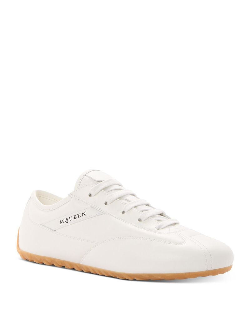 マックイーン レディース シューズ スニーカー なめし革 McQueen Women\u0027s Leather Sneakers Dark Sand 真砂