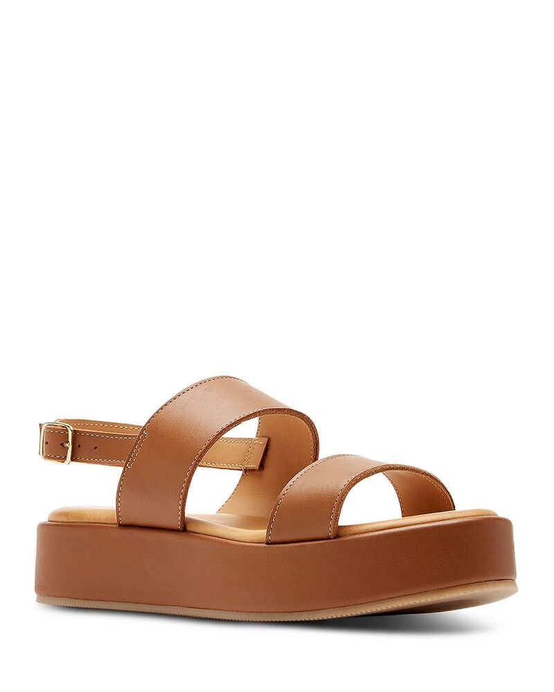 ラカナディアン レディース シューズ サンダル レザー La Canadienne Women'sarai Leather Sandals Cognac