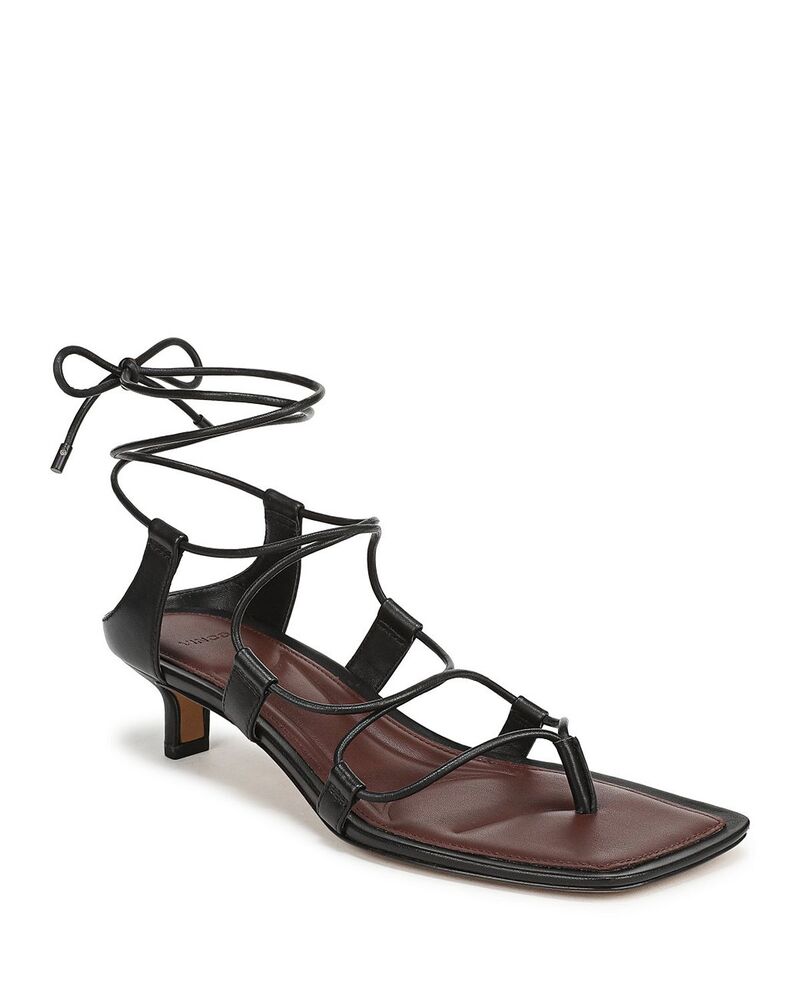 ヴィンス レディース シューズ サンダル アンクル Vince Women's Paulette Ankle Tie Sandals Black ブラック|ReVida 店