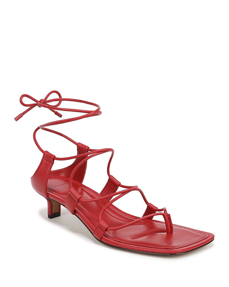 ヴィンス レディース シューズ サンダル アンクル Vince Women's Paulette Ankle Tie Sandals Crimson クリムゾン 60,940円