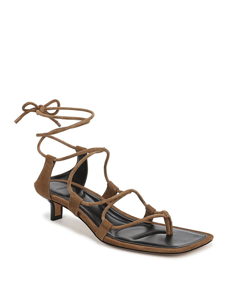 ヴィンス レディース シューズ サンダル アンクル Vince Women's Paulette Ankle Tie Sandals Elmwood