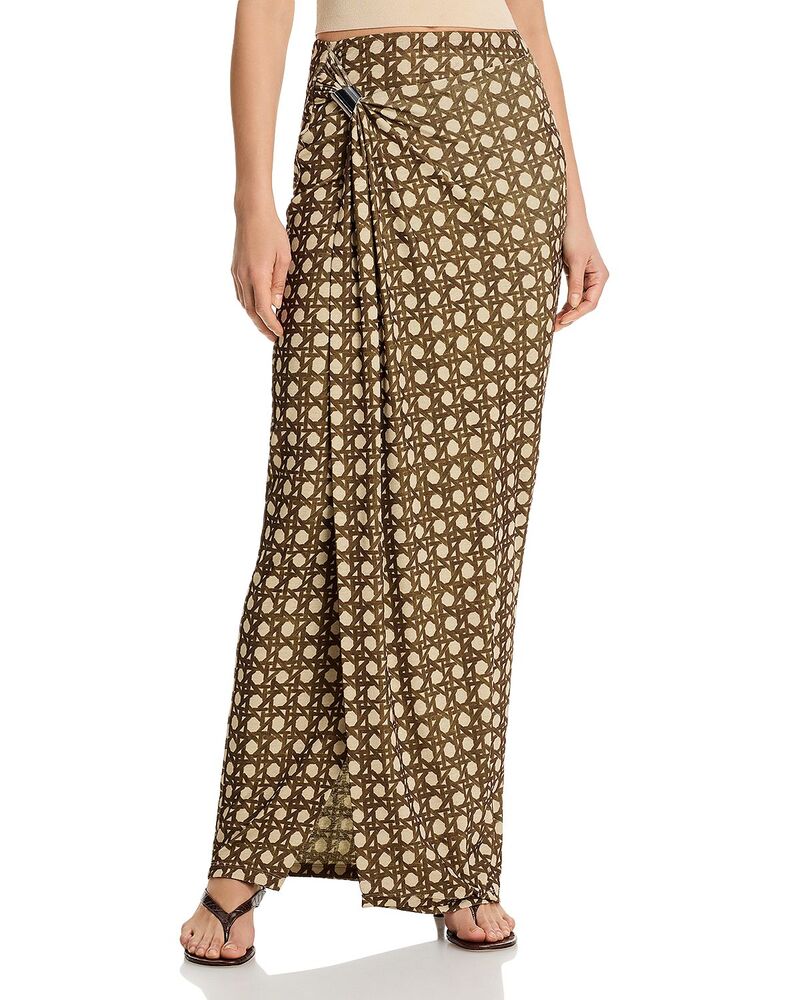 ナヌシュカ レディース ボトムスカート Nanushka Tozi Skirt Rattan Polka Eucalyptus