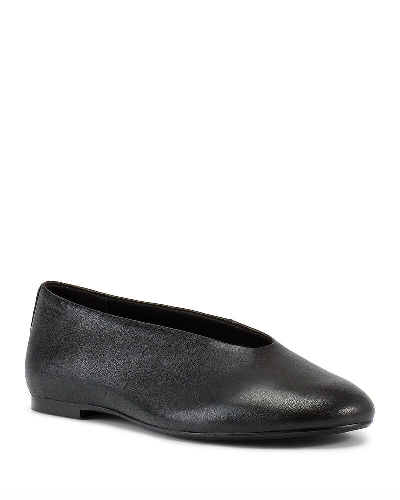 ヴァガボンド レディース シューズ パンプス なめし革 Vagabond Shoemakers Women\u0027s Aleya Leather Ballet Flats Black 黒いこと